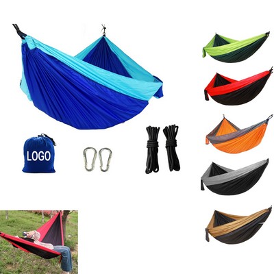 Outdoor Camping Nylon Cloth Hammock