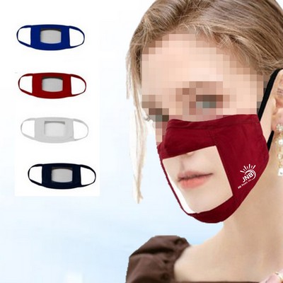 Face Mask With Fog-Resistant Window