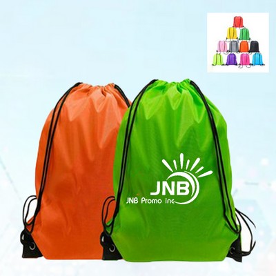 Polyester Drawstring Backpack for Outdoor Storage