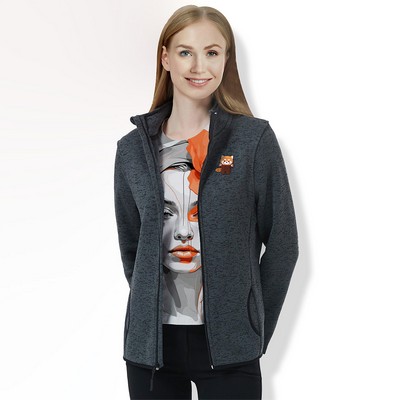 Full-Zip Women's Sweater Fleece Jacket