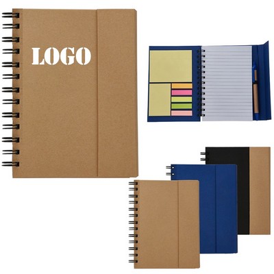 Versatile Writing and Organization Notebook with Accessories