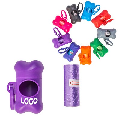 Eco-Friendly Bone-Shaped Dog Waste Bag Dispenser