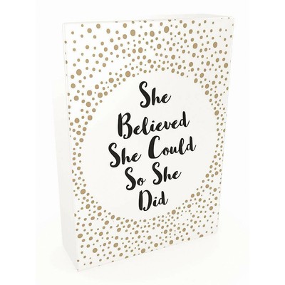 She Believed She Could So She Did (52 Beautiful Cards of Inspiring Quotes a