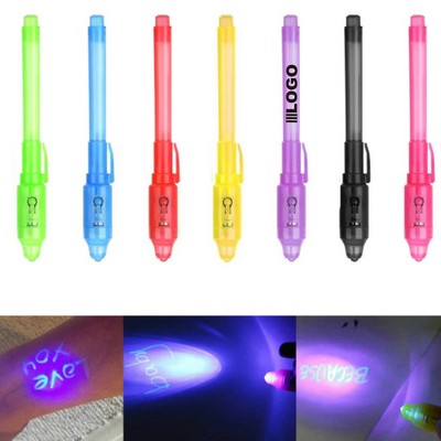 Invisible Spy Ink Pen With UV Pen Light