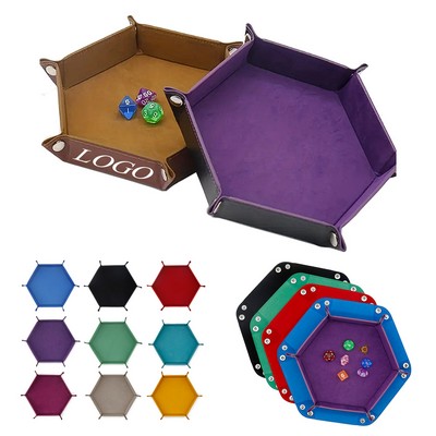 Hexagon Foldable Dice Tray