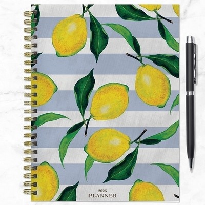 2025 Lemons of Capri Medium Weekly Monthly Planner