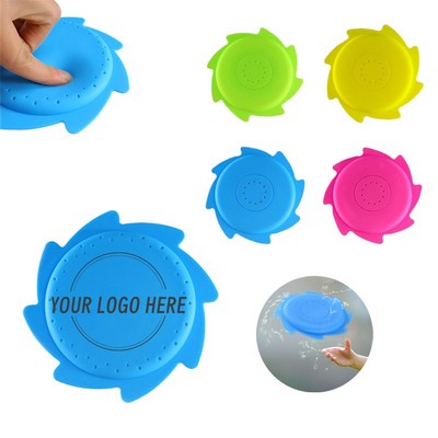 Silicone Water-Spray Flying Discs