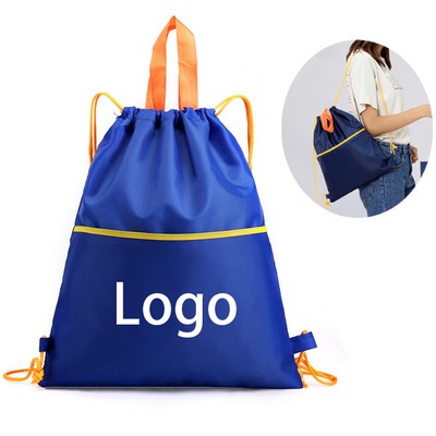 Oxford Drawstring Backpack