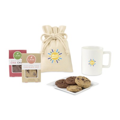 Lark Welcoming Cookie Treat Mug Stuffer - Matte White