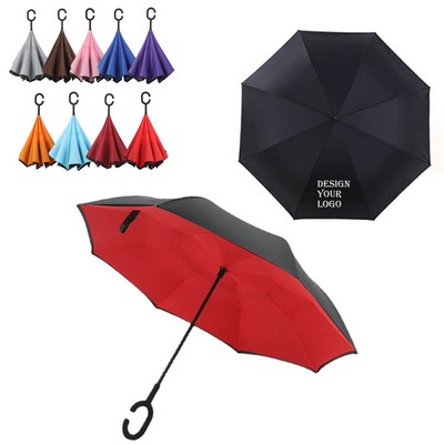 Hands-free Reverse Close Umbrella