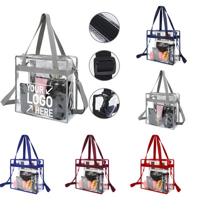 Stadium Approved Clear Tote Bag