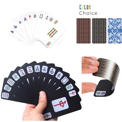 PVC Mahjong Playing Cards - 144 Card Set