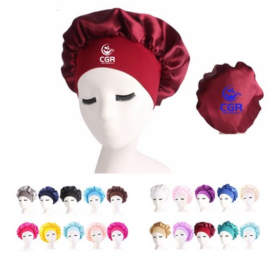 Satin Silk Sleeping Hair Cap