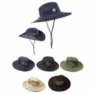 Sun Protection Mesh Boonie Bucket Hat