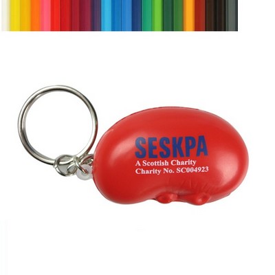 Liver Shaped Stress Reliever Keychain