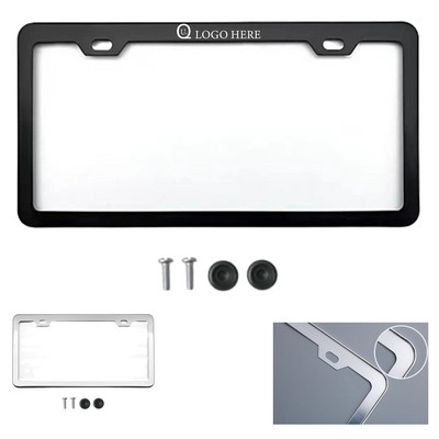 Stainless Steel License Plate Frame