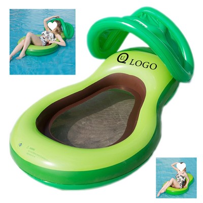 Inflatable Avocado Shape Floating Row