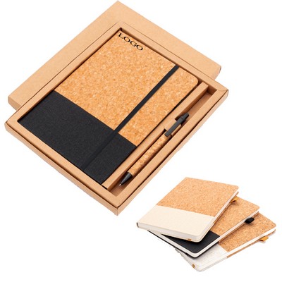 A5 Cork Patchwork Notebook Sets