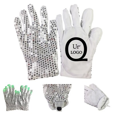 Led Sequin Light-Up Glove