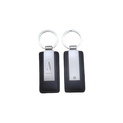 PU Leather Metal Key Tag