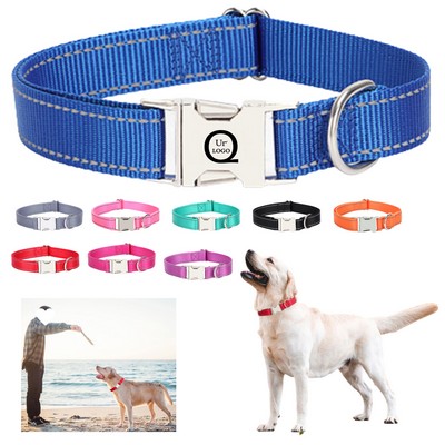 Nylon Reflective Dog Collar