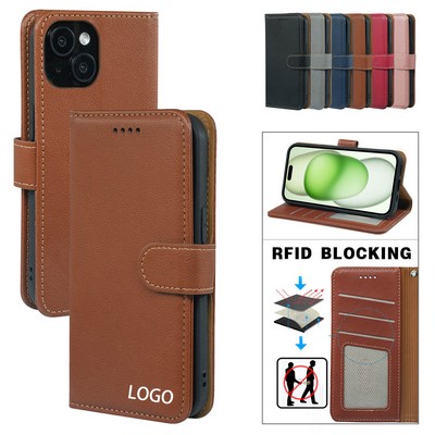 PU Leather Flip Folio Case