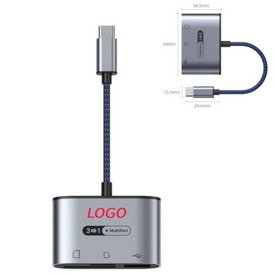 SD/TF + USB 3.0 3 in 1 OTG card reader