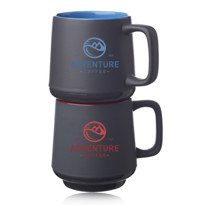 Stackable Designer Matte Contrast Mug 12oz