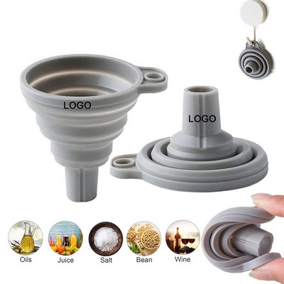 Collapsible Silicone Kitchen Funnels