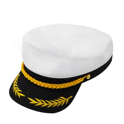 MOQ100 Adult Captain Costume Hat Cap