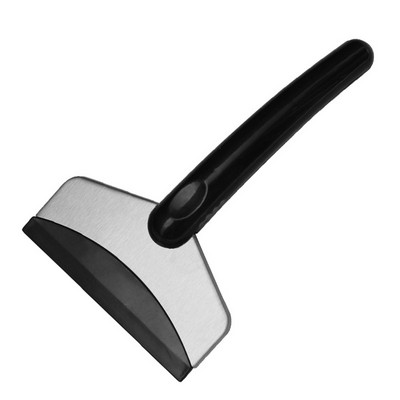 Stainless steel ice scraper