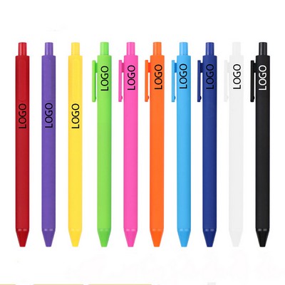 Pastel Ballpoint Pens Black Ink Retractable