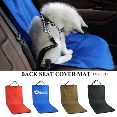 Oxford Cloth Car Seat Cover Pet Seat Pad