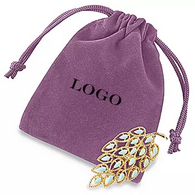 3"x 4" DELUXE VELVET DRAWSTRING POUCH