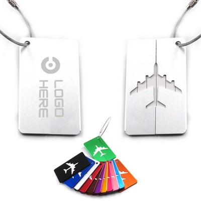 Aluminum Hollow Out Design Luggage Tag