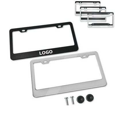 Stainless Steel License Plate Frame