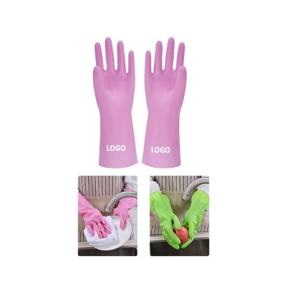 Rubber Kitchen Dishwashing Gloves