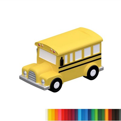 Foam Customized School Bus Shaped Stress Reliever