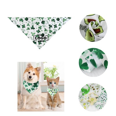 Washable Polyester Dog Bandanas - Scarf, Kerchief, Puppy Bibs