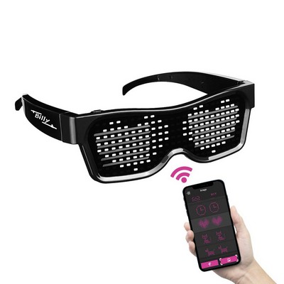 Customized Bluetooth Magic LED Glasses