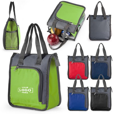 Insulated Oxford Fabric Lunch Tote Bag