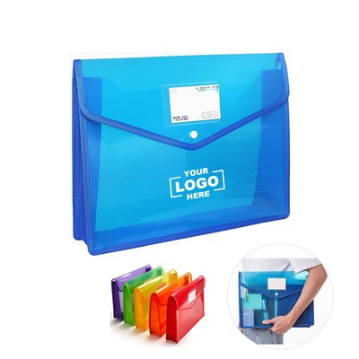 B5 Plastic Folder Expanding Envelope File Wallet