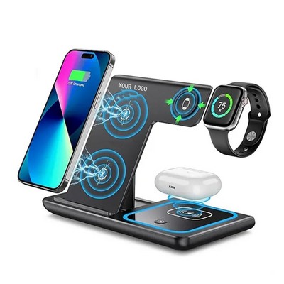 3 in 1 Wireless Charging Station