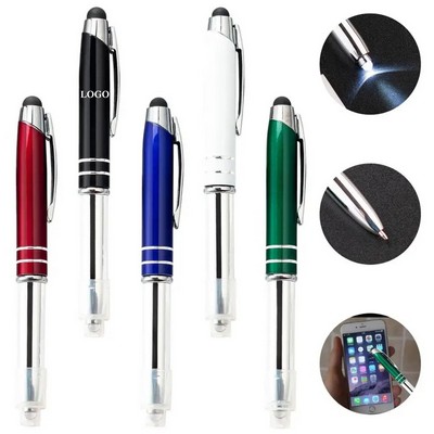 Triple-Action Stylus Pen