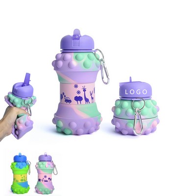 20oz Collapsible Kids Water Bottles