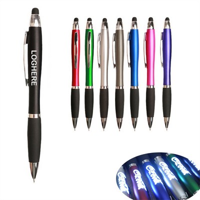 Stylus Light-up Ballpoint Pen