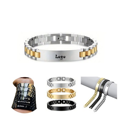 Stainless Steel Watch Strap Bracelet