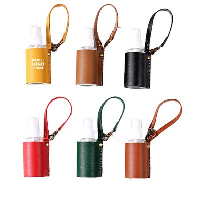 Leather Hand Sanitizer Holder