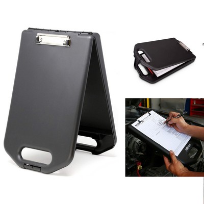 Foldable Clip Board with Storage Nursing Clipboard with Low Profile Clip