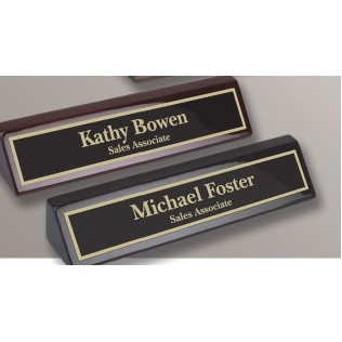 10" Walnut Name Plate